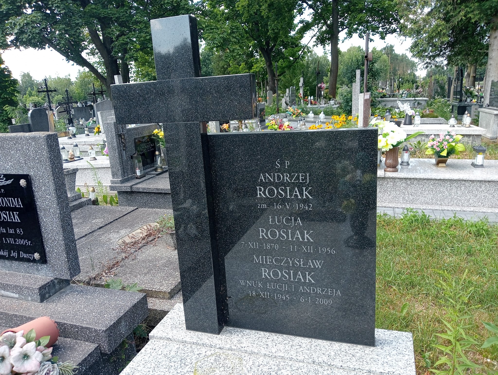 Mieczysław Rosiak 1945 Mrozy - Grobonet - Wyszukiwarka osób pochowanych