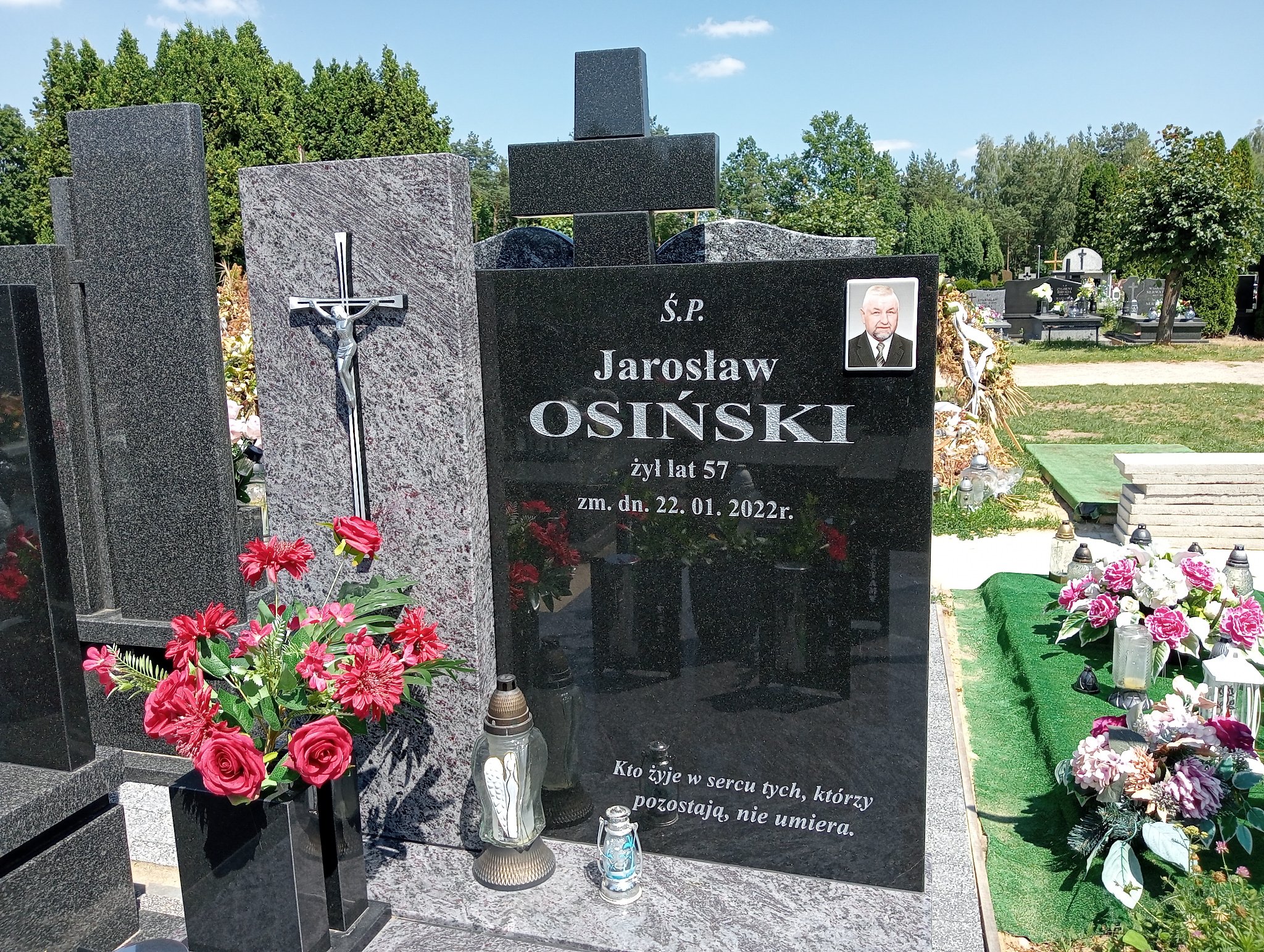 Jarosław Osiński 1964 Mrozy - Grobonet - Wyszukiwarka osób pochowanych