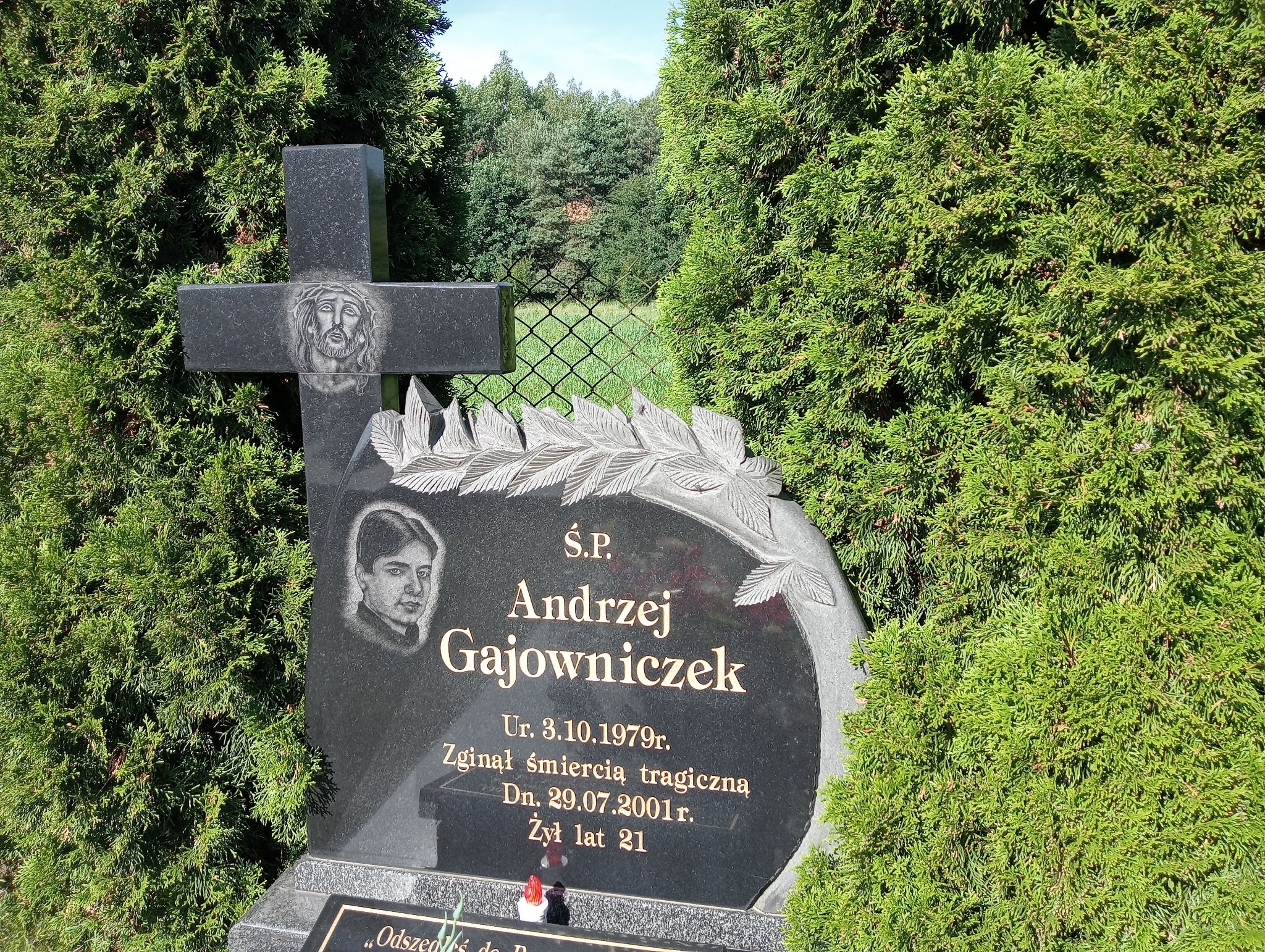 Andrzej Gajowniczek 1979 Mrozy - Grobonet - Wyszukiwarka osób pochowanych